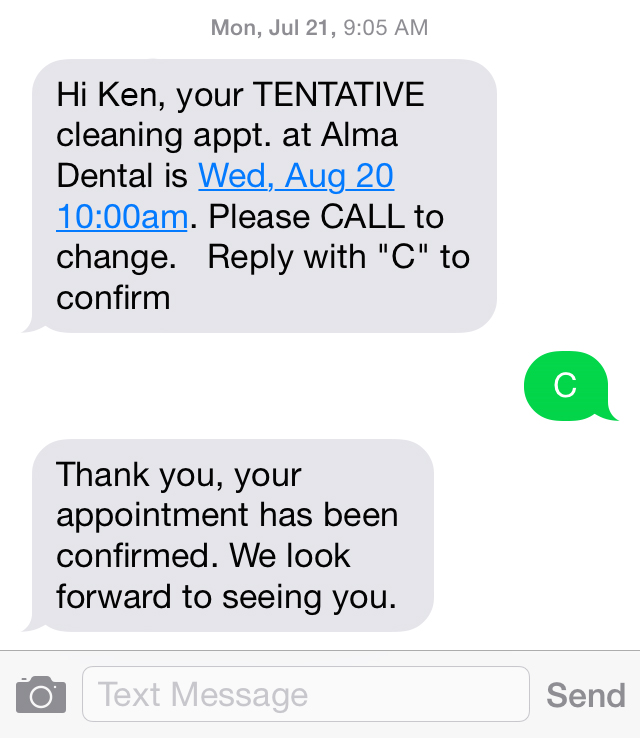 dental appointment app - best ubc dentist